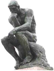 An image of The Thinker by Rodin